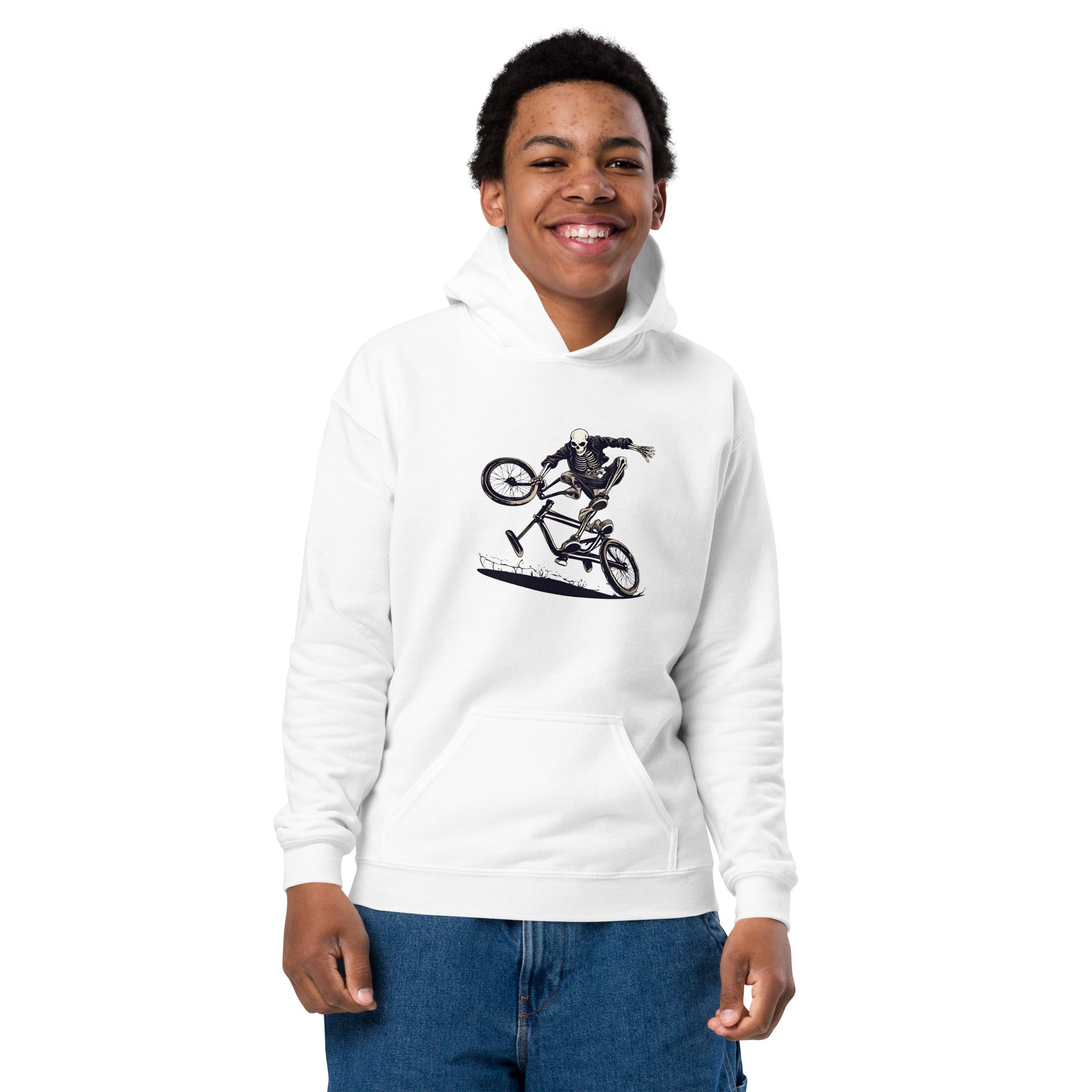 Till the Wheels Fall Off Youth Heavy Blend Hoodie