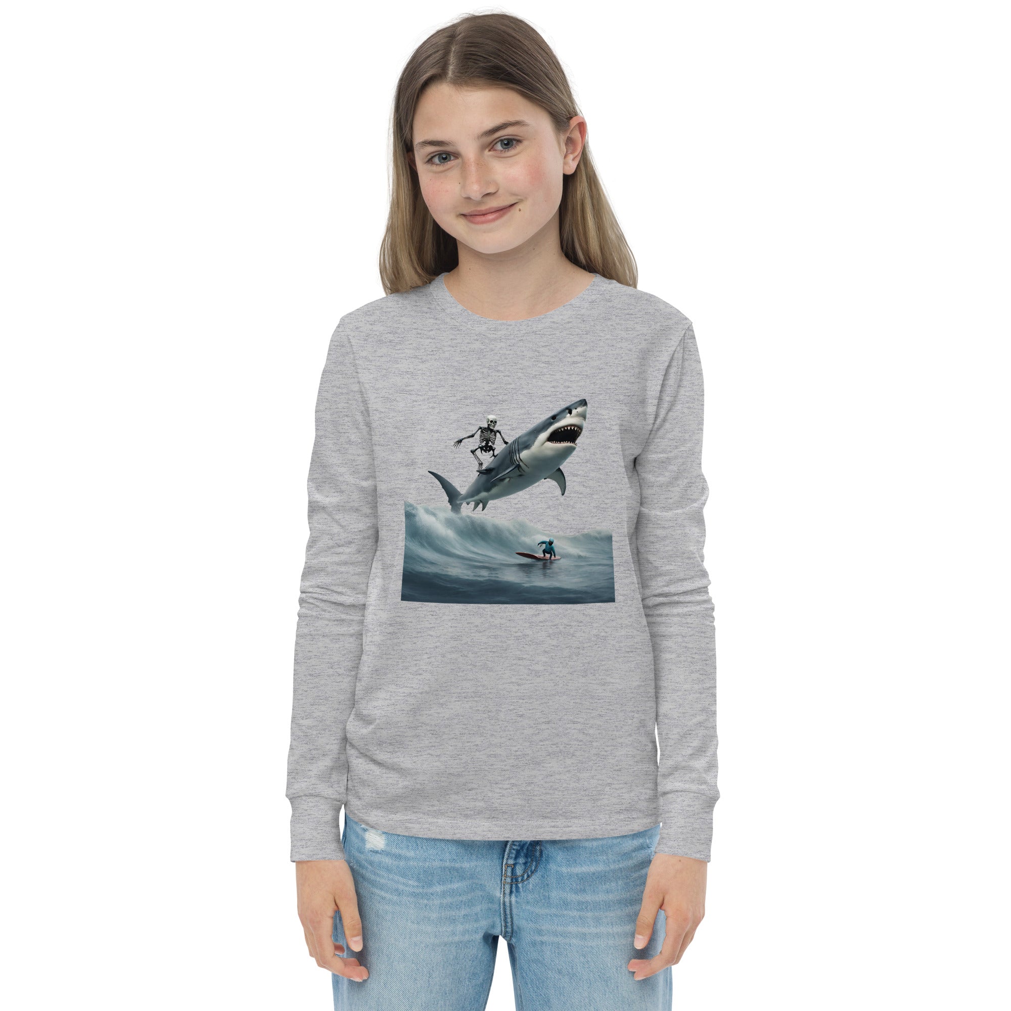 Shark Shredder Youth Long Sleeve Shirt