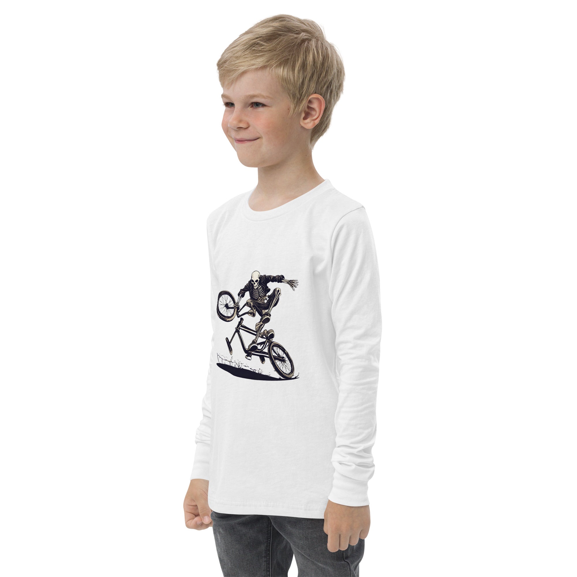 Till the Wheels Fall Off Youth Long Sleeve Shirt