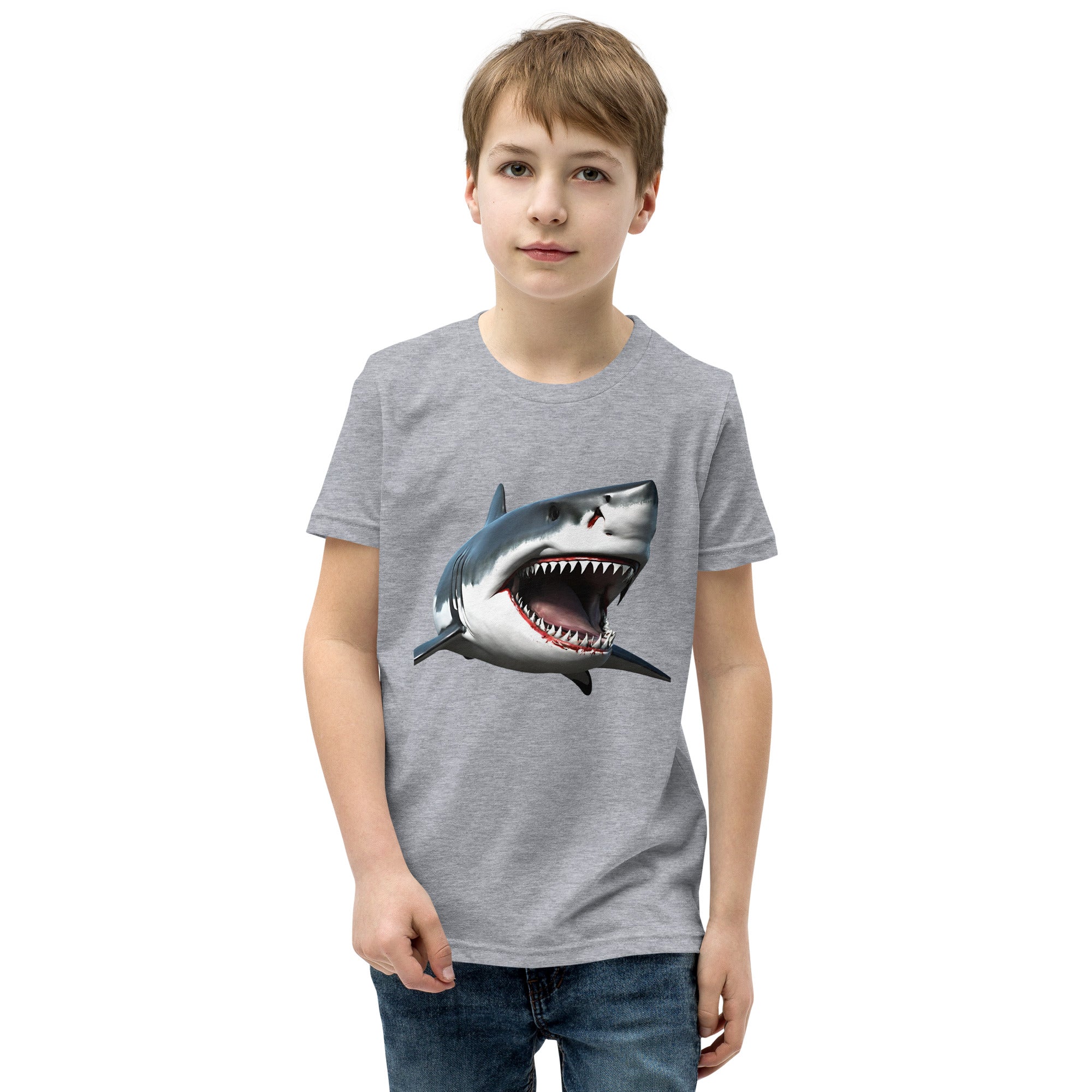 Great White Bite Youth Short Sleeve T-Shirt