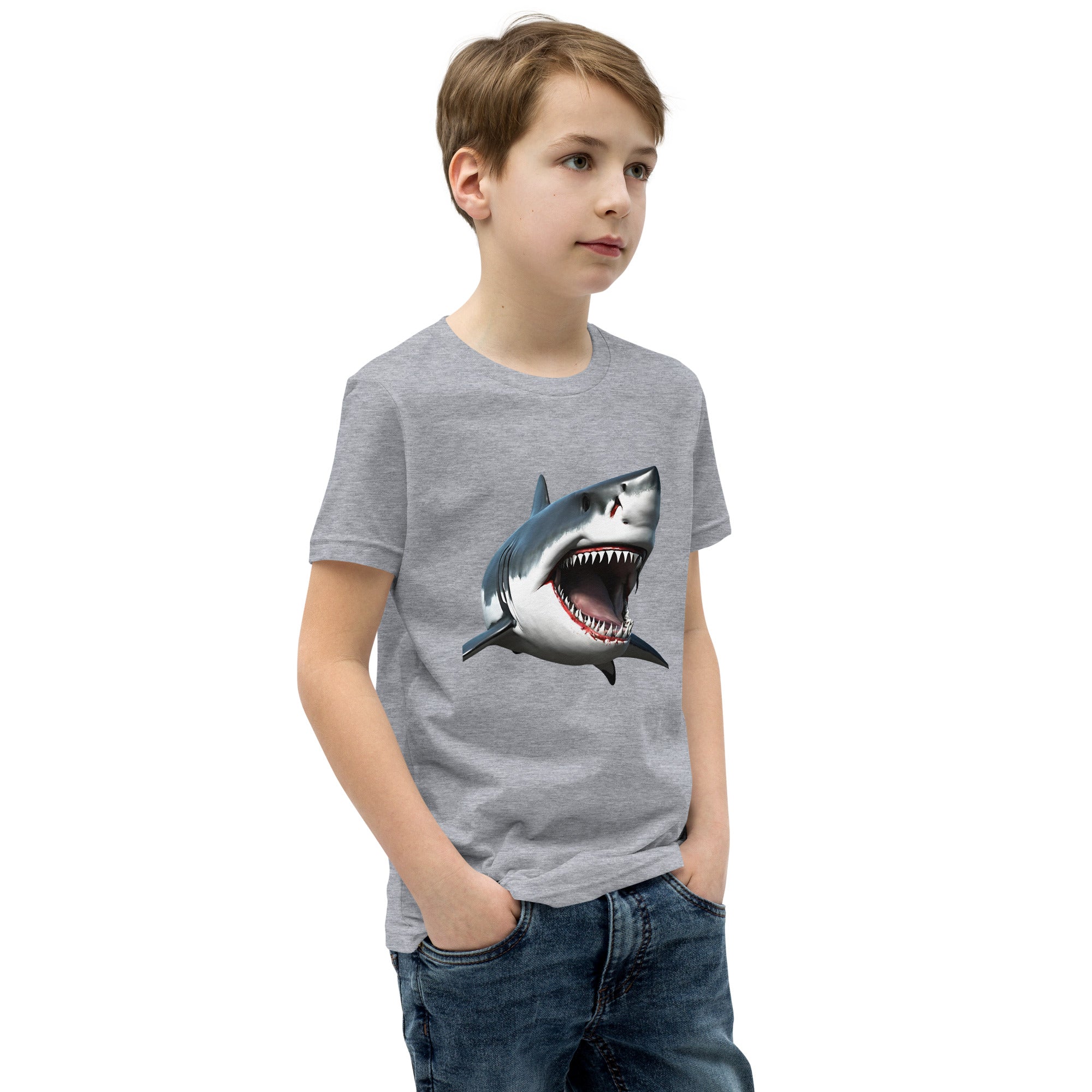 Great White Bite Youth Short Sleeve T-Shirt