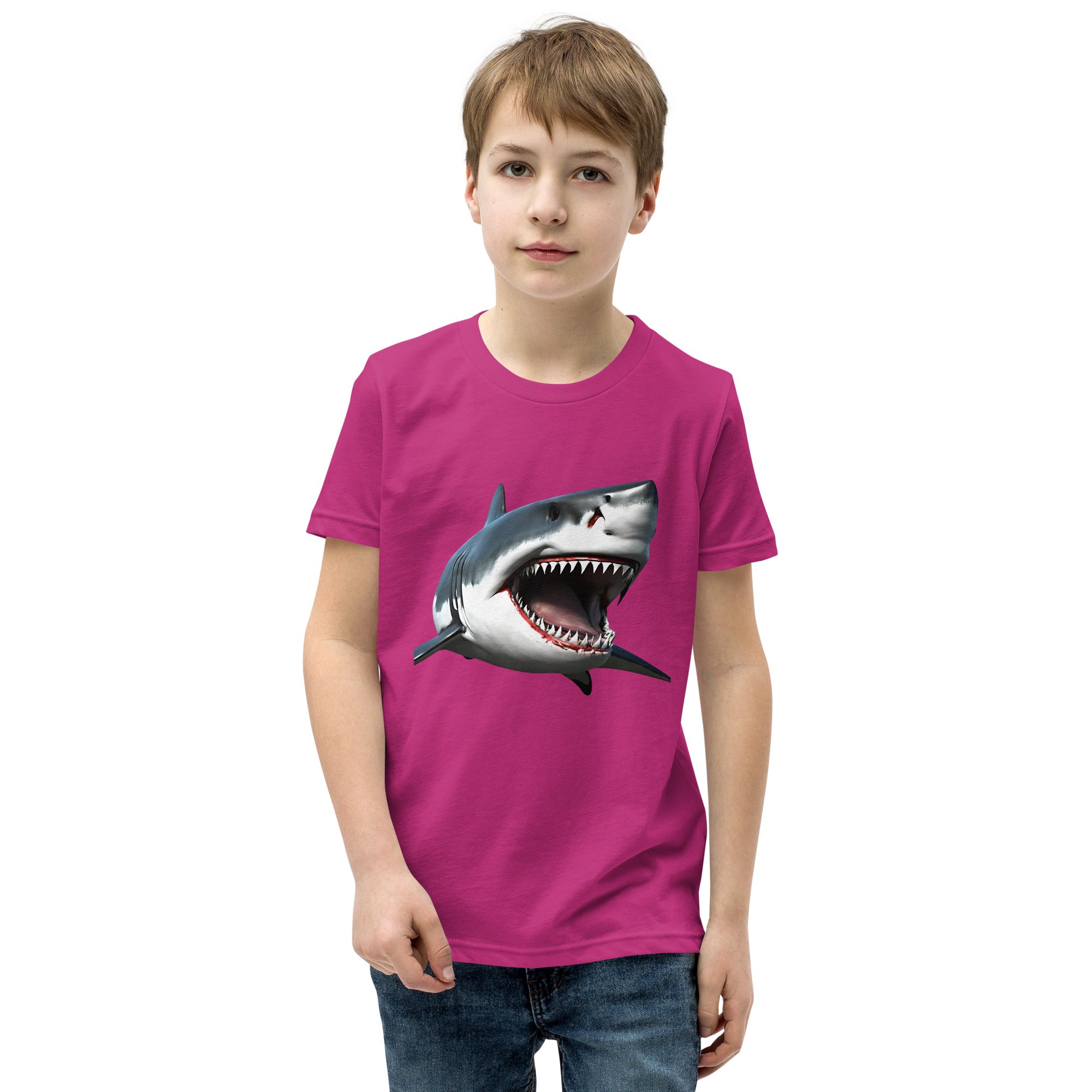 Great White Bite Youth Short Sleeve T-Shirt