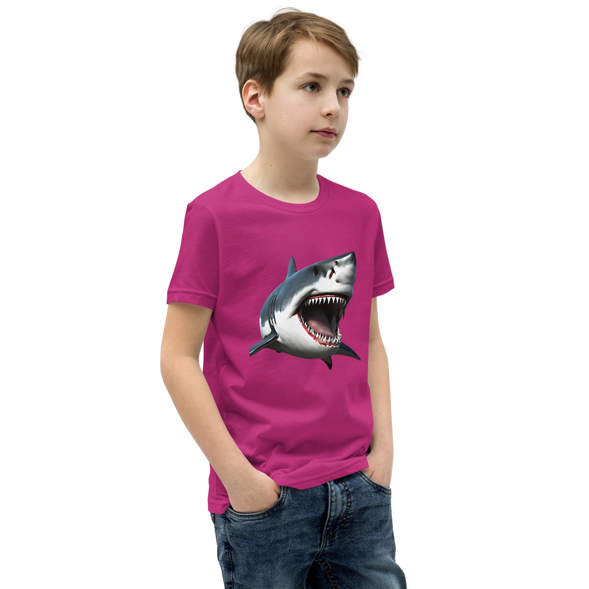 Great White Bite Youth Short Sleeve T-Shirt