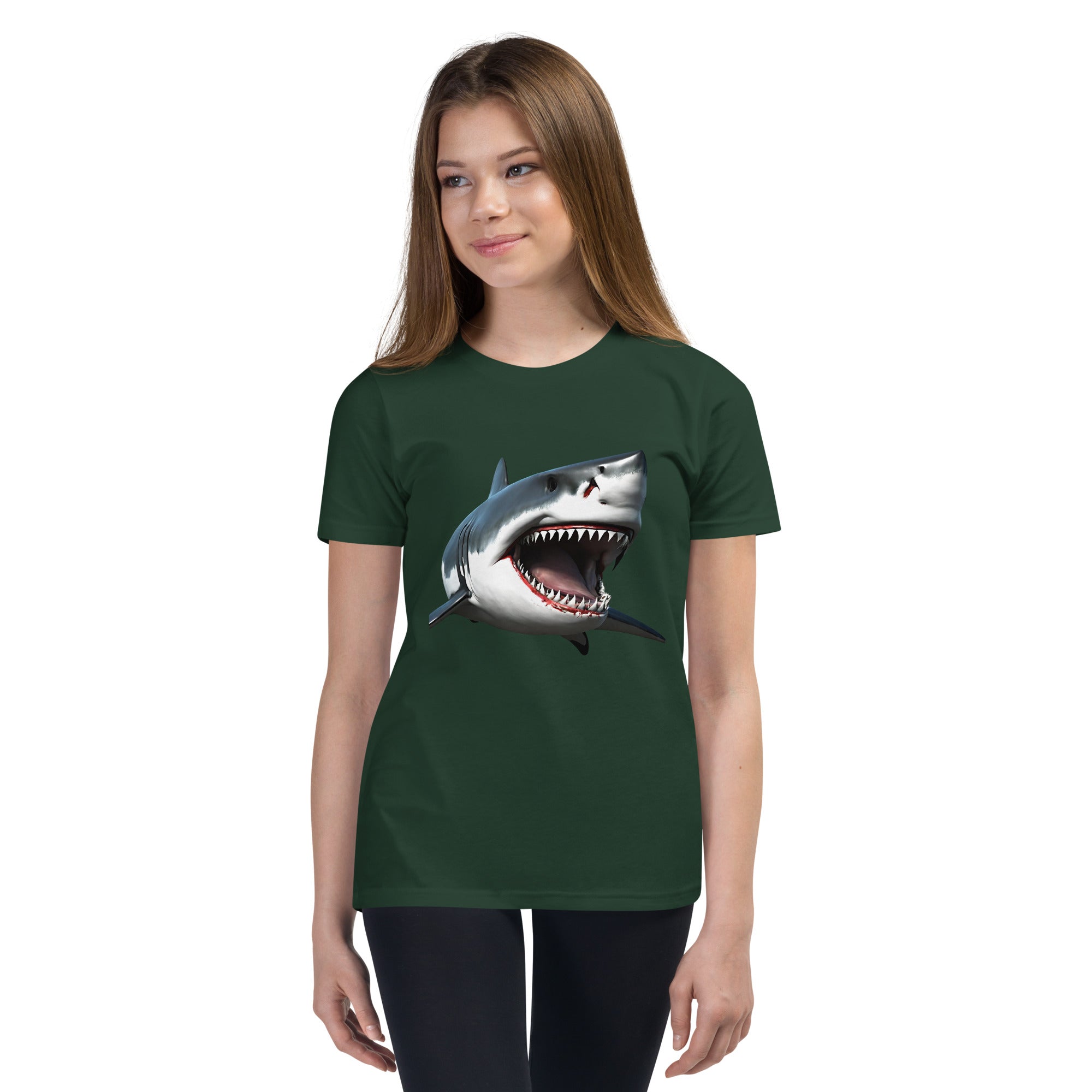 Great White Bite Youth Short Sleeve T-Shirt