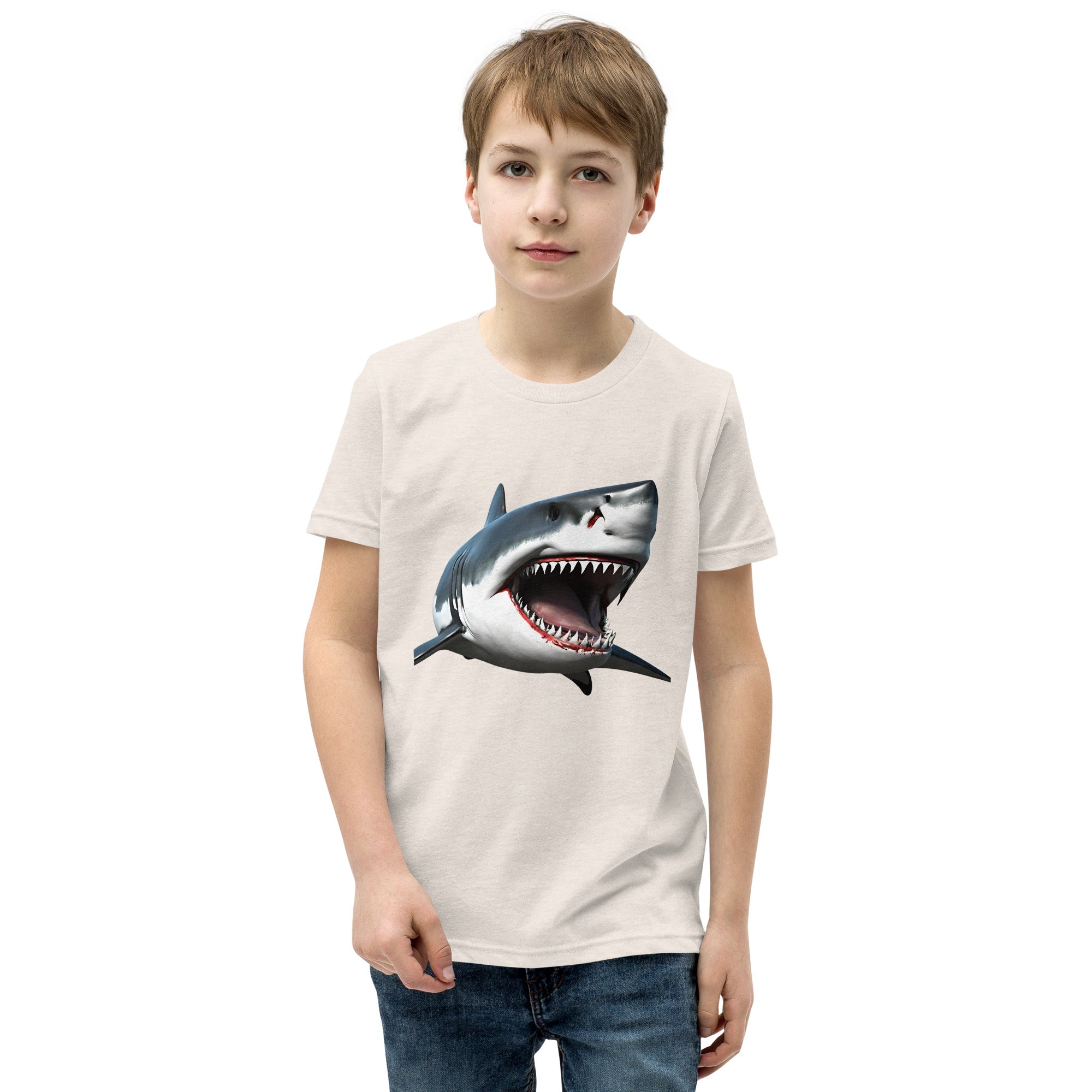 Great White Bite Youth Short Sleeve T-Shirt