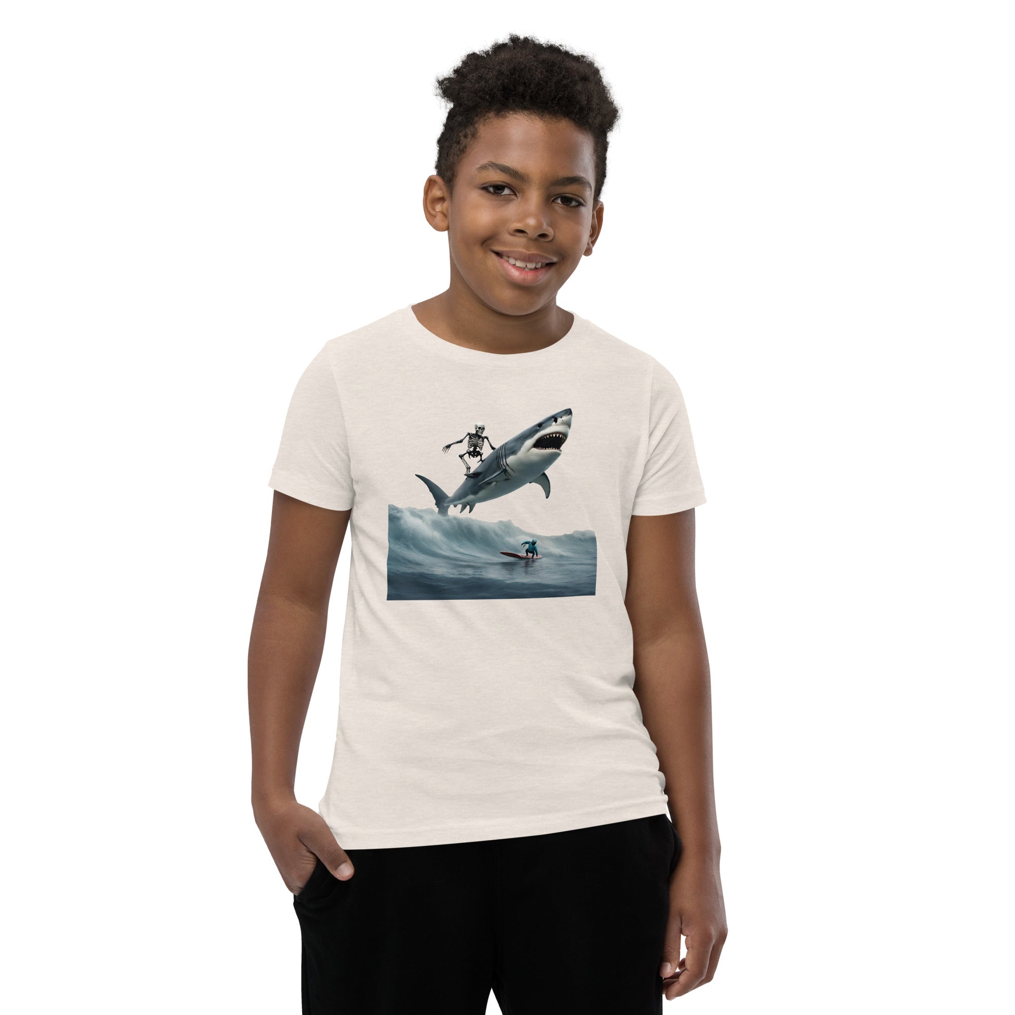 Shark Shredder Youth Short Sleeve T-Shirt