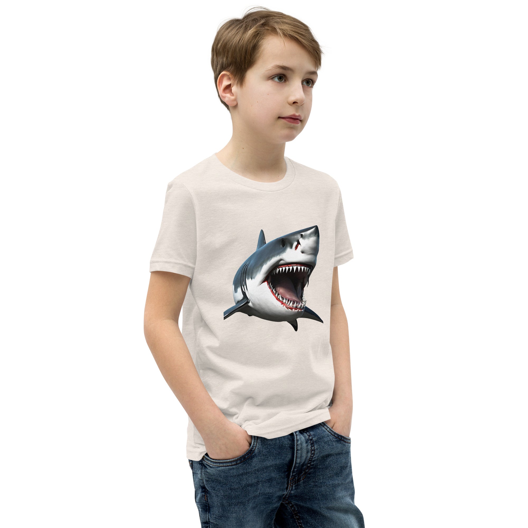 Great White Bite Youth Short Sleeve T-Shirt