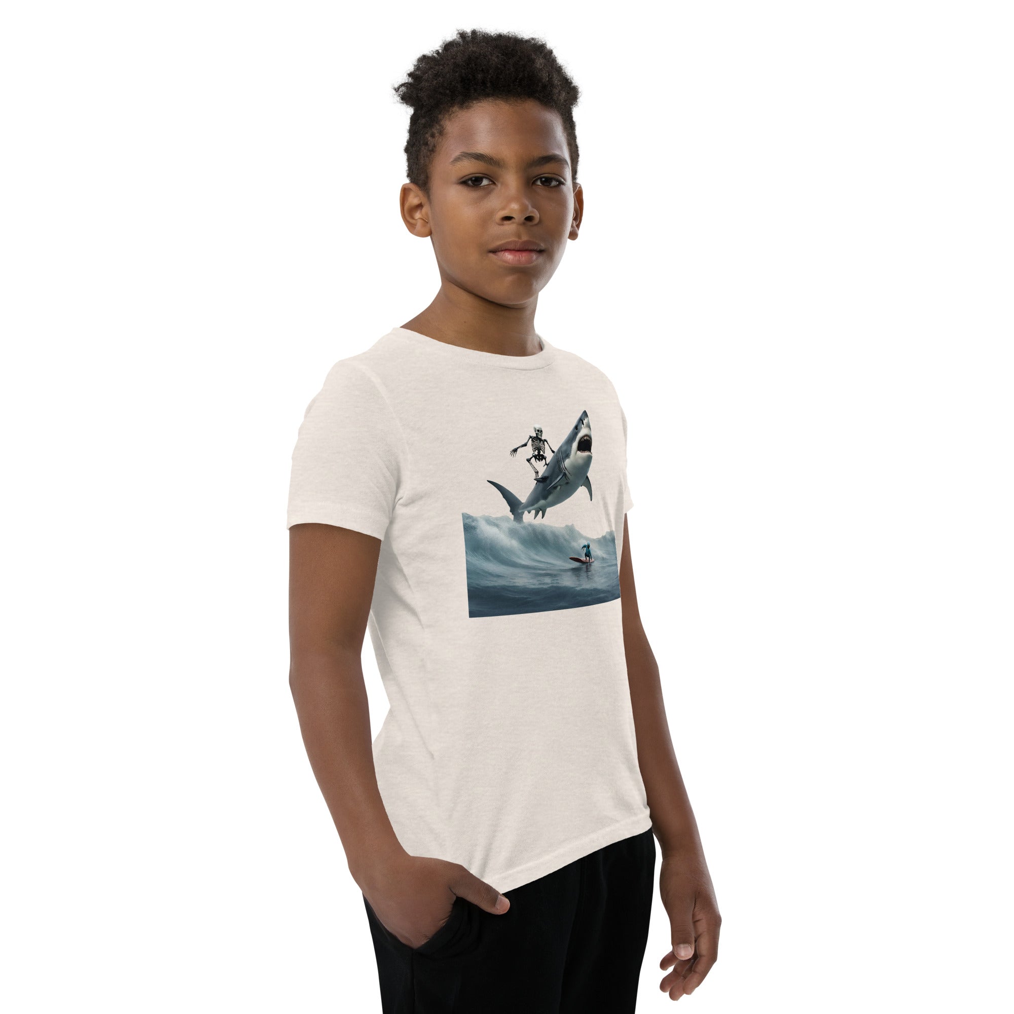 Shark Shredder Youth Short Sleeve T-Shirt