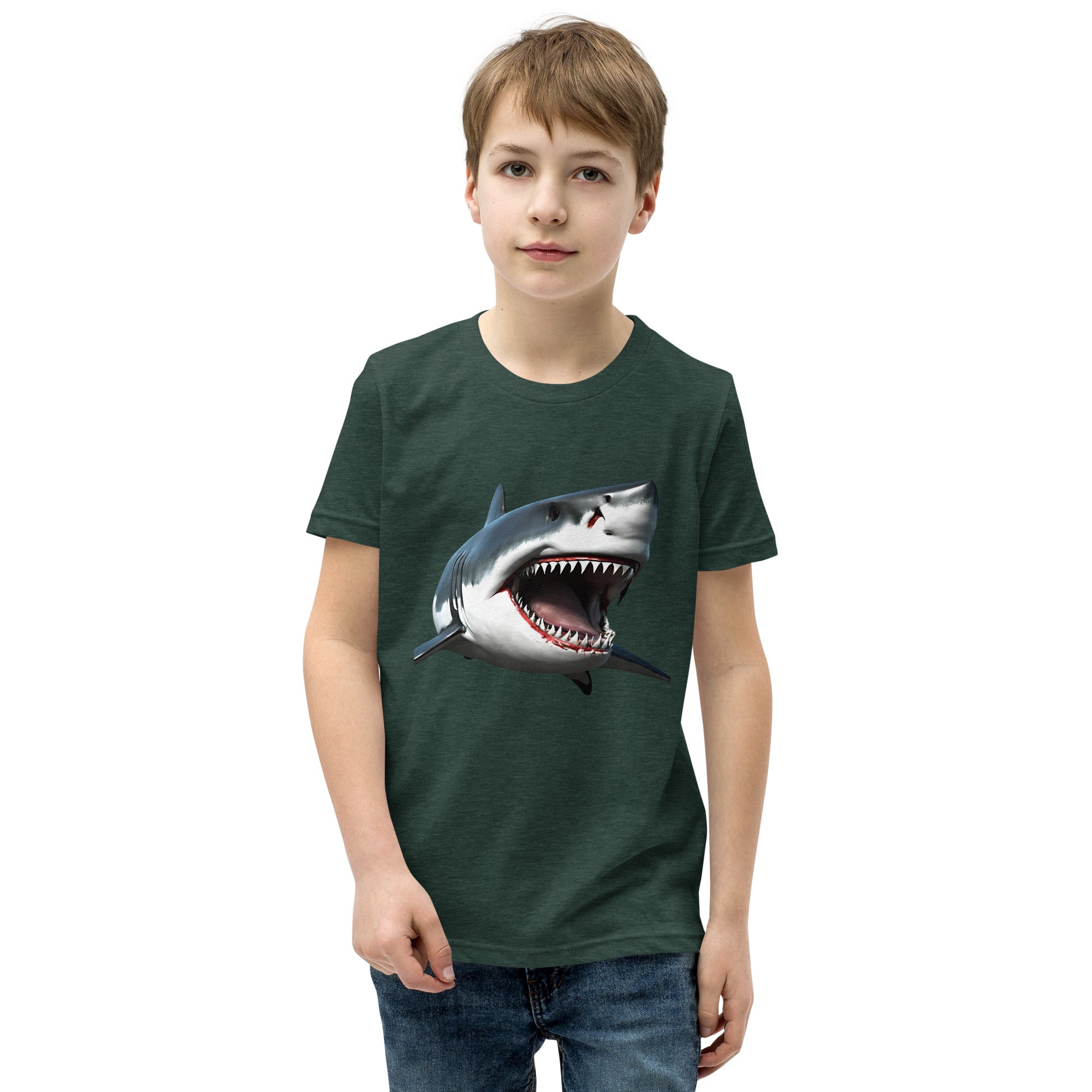 Great White Bite Youth Short Sleeve T-Shirt