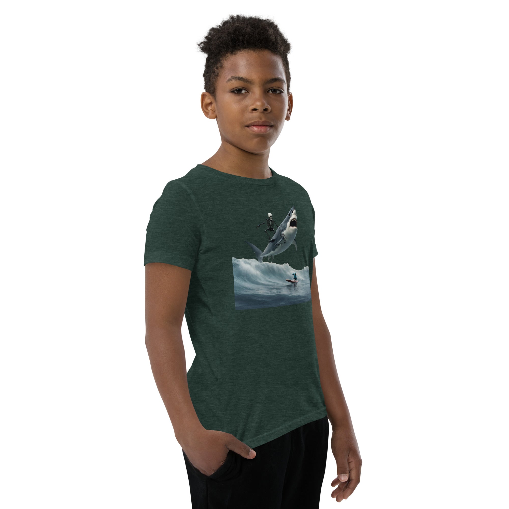 Shark Shredder Youth Short Sleeve T-Shirt