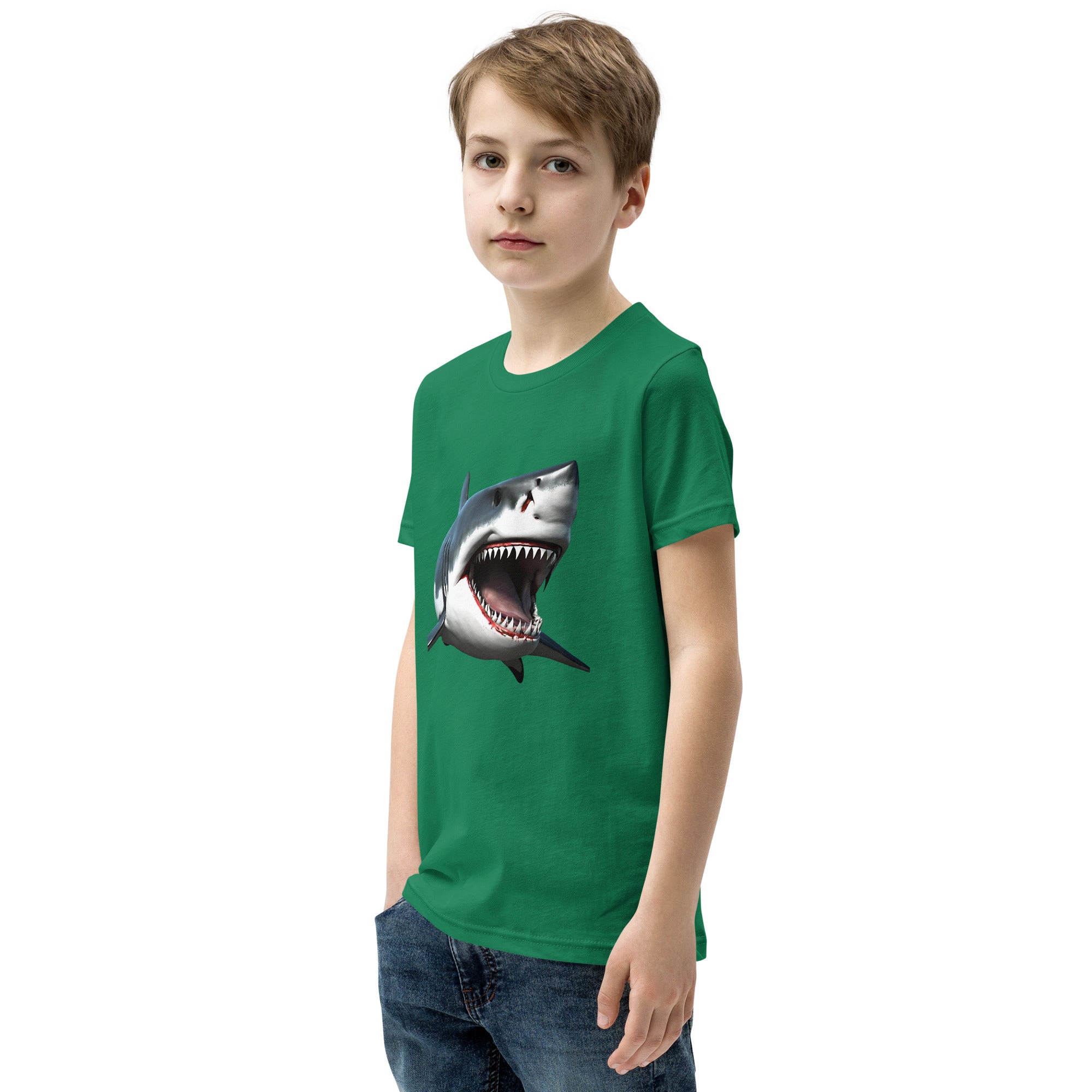 Great White Bite Youth Short Sleeve T-Shirt