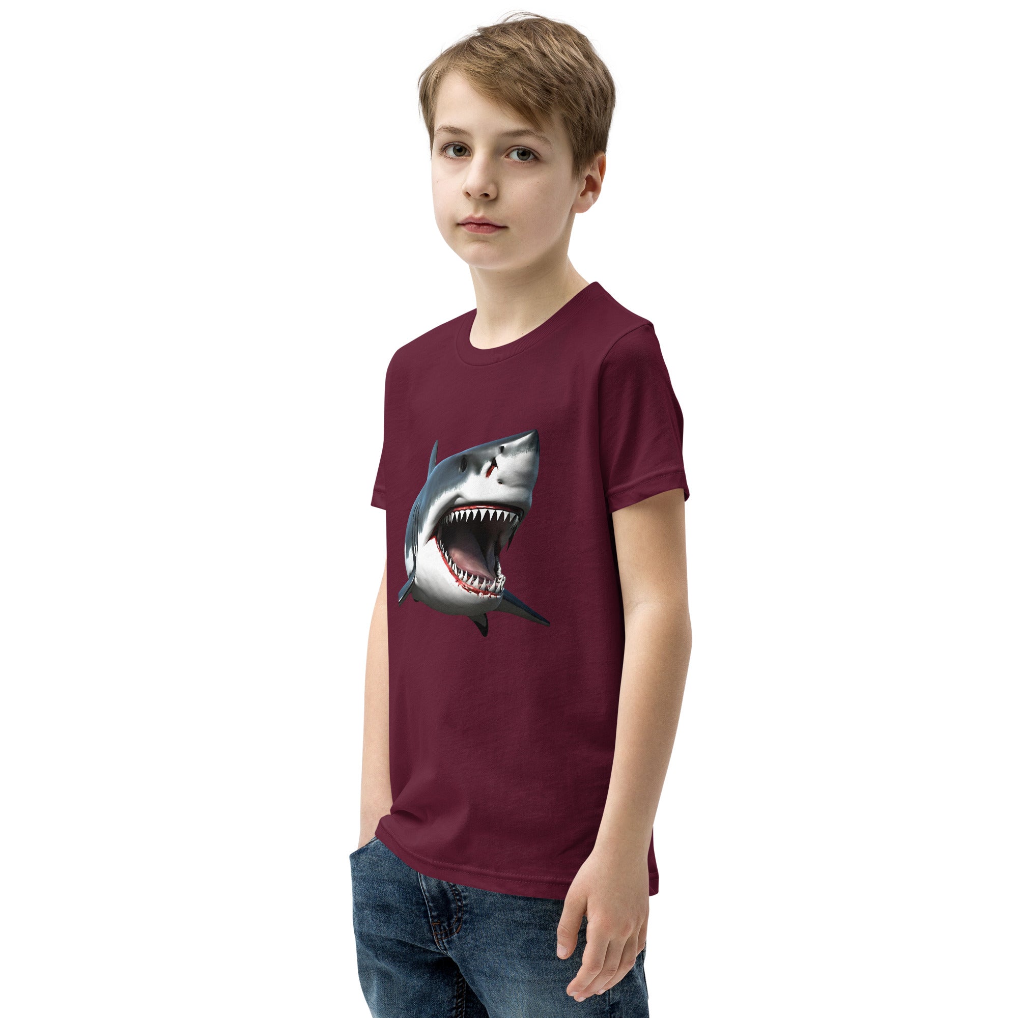 Great White Bite Youth Short Sleeve T-Shirt