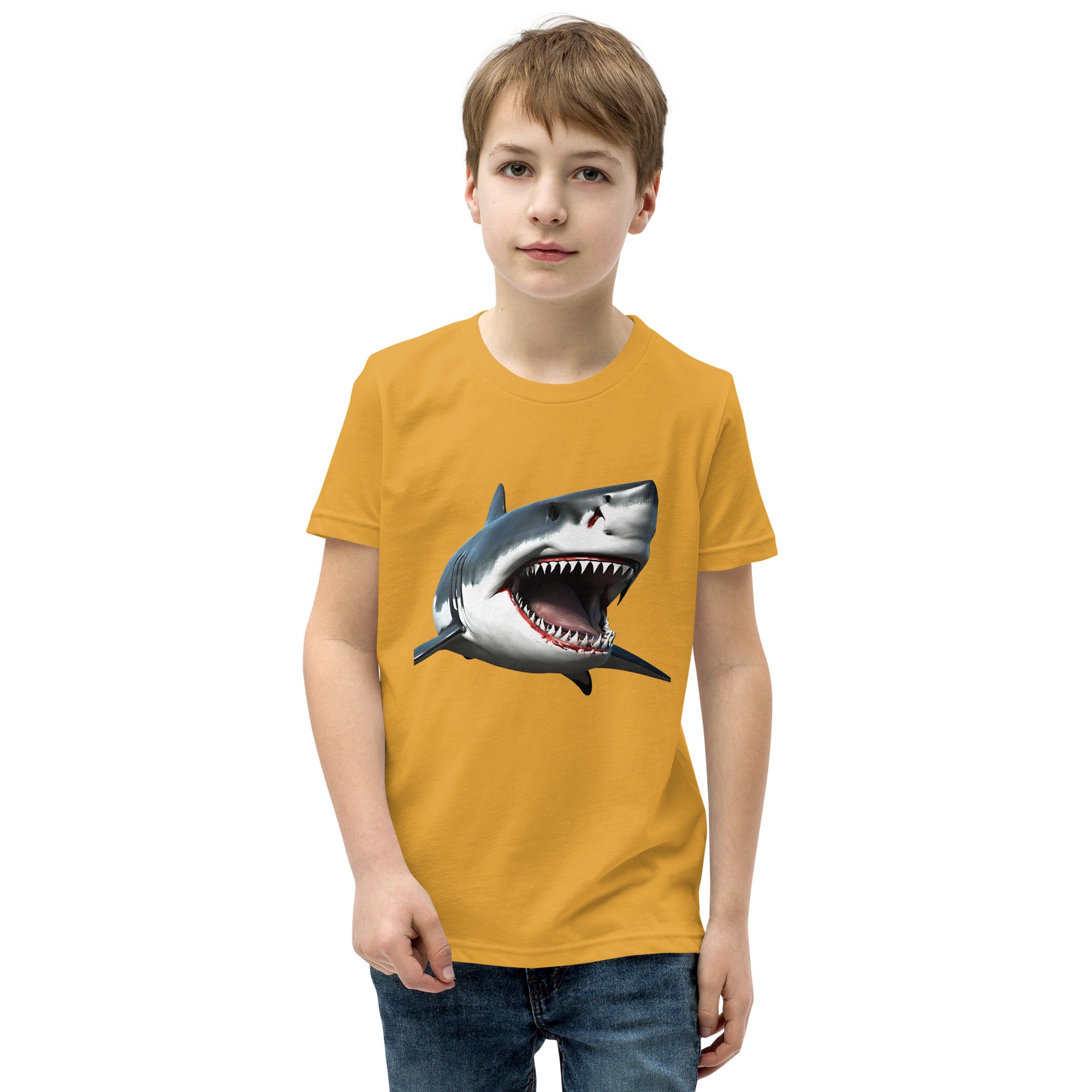 Great White Bite Youth Short Sleeve T-Shirt