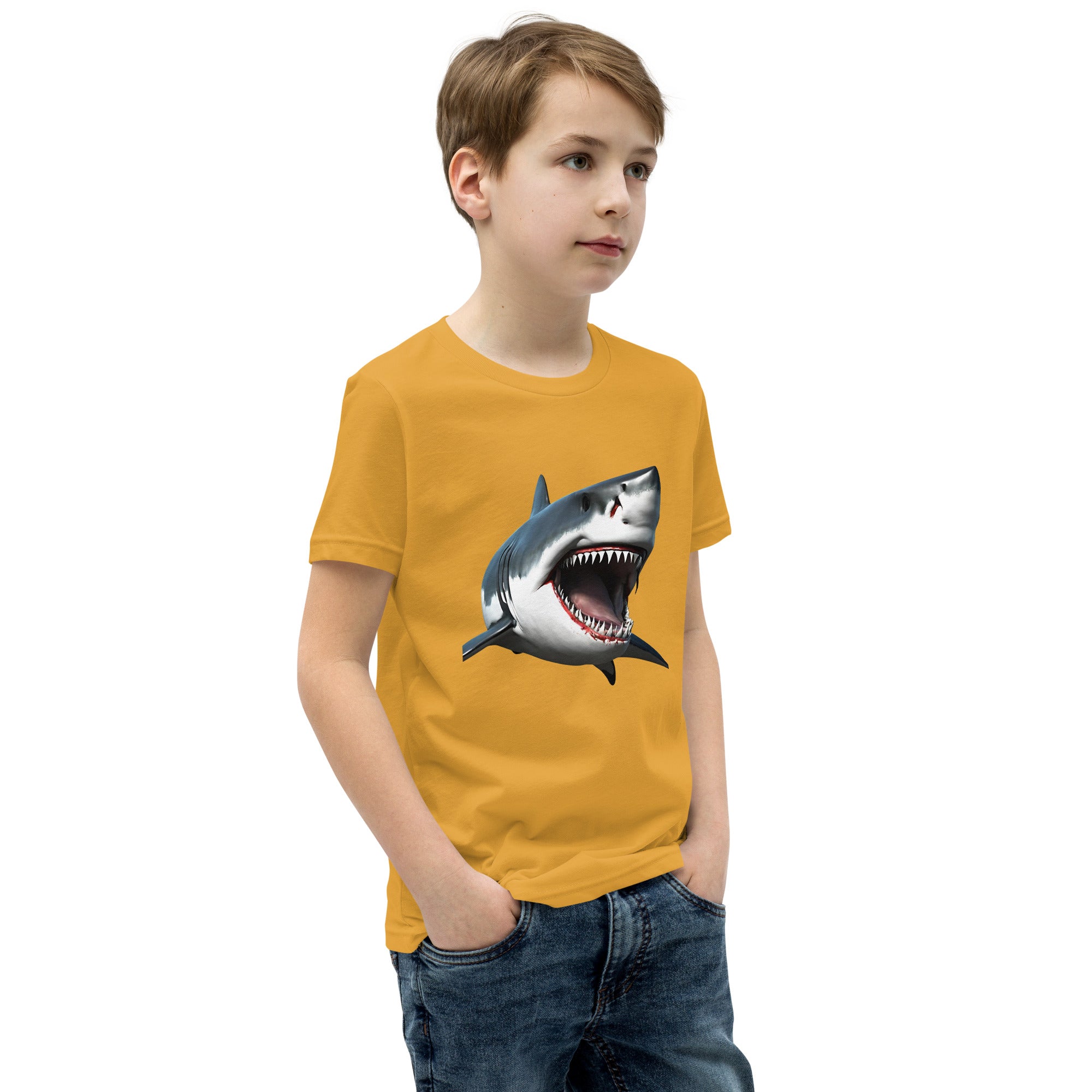 Great White Bite Youth Short Sleeve T-Shirt