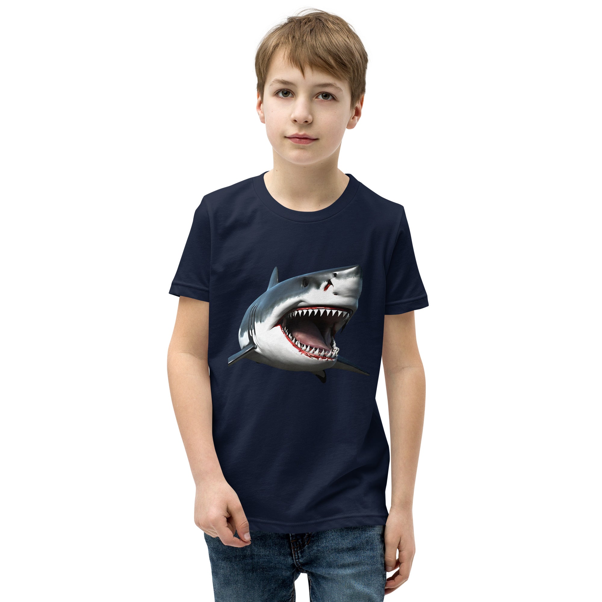 Great White Bite Youth Short Sleeve T-Shirt