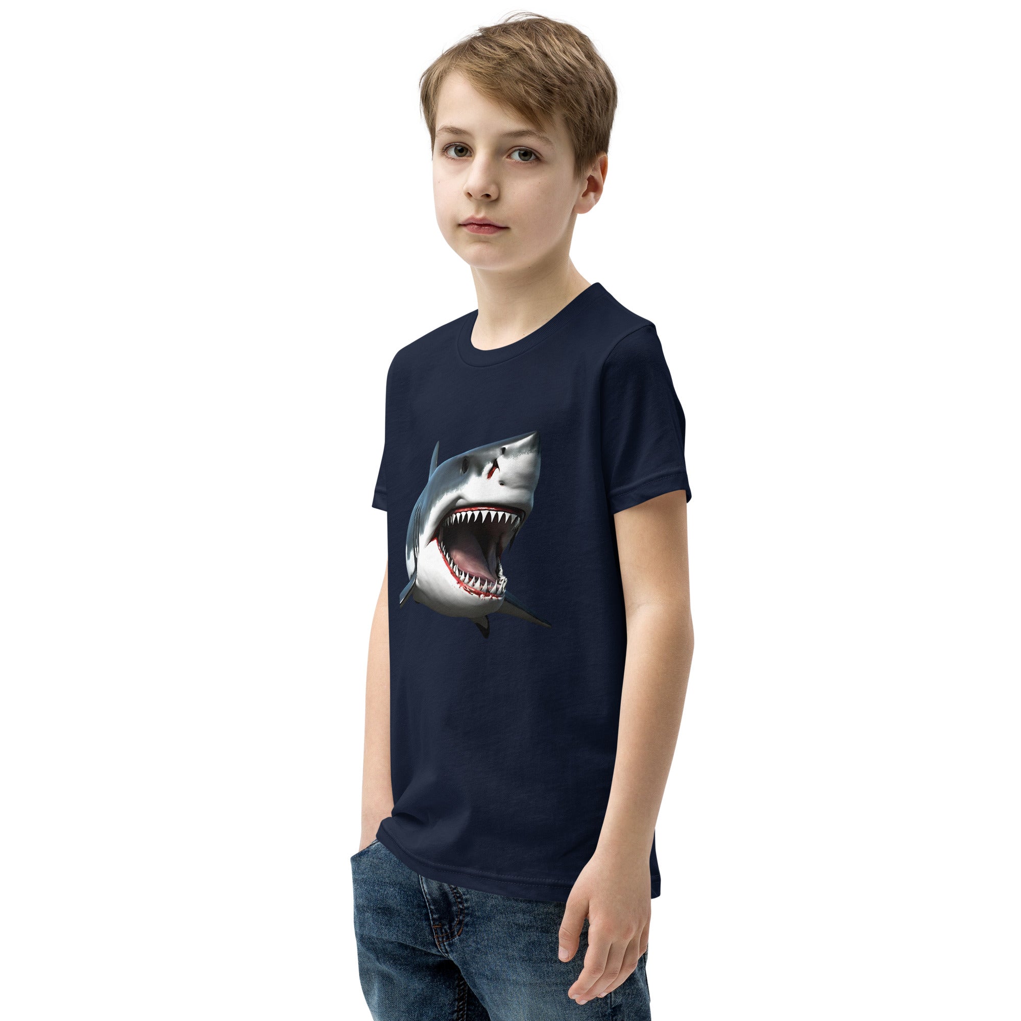 Great White Bite Youth Short Sleeve T-Shirt