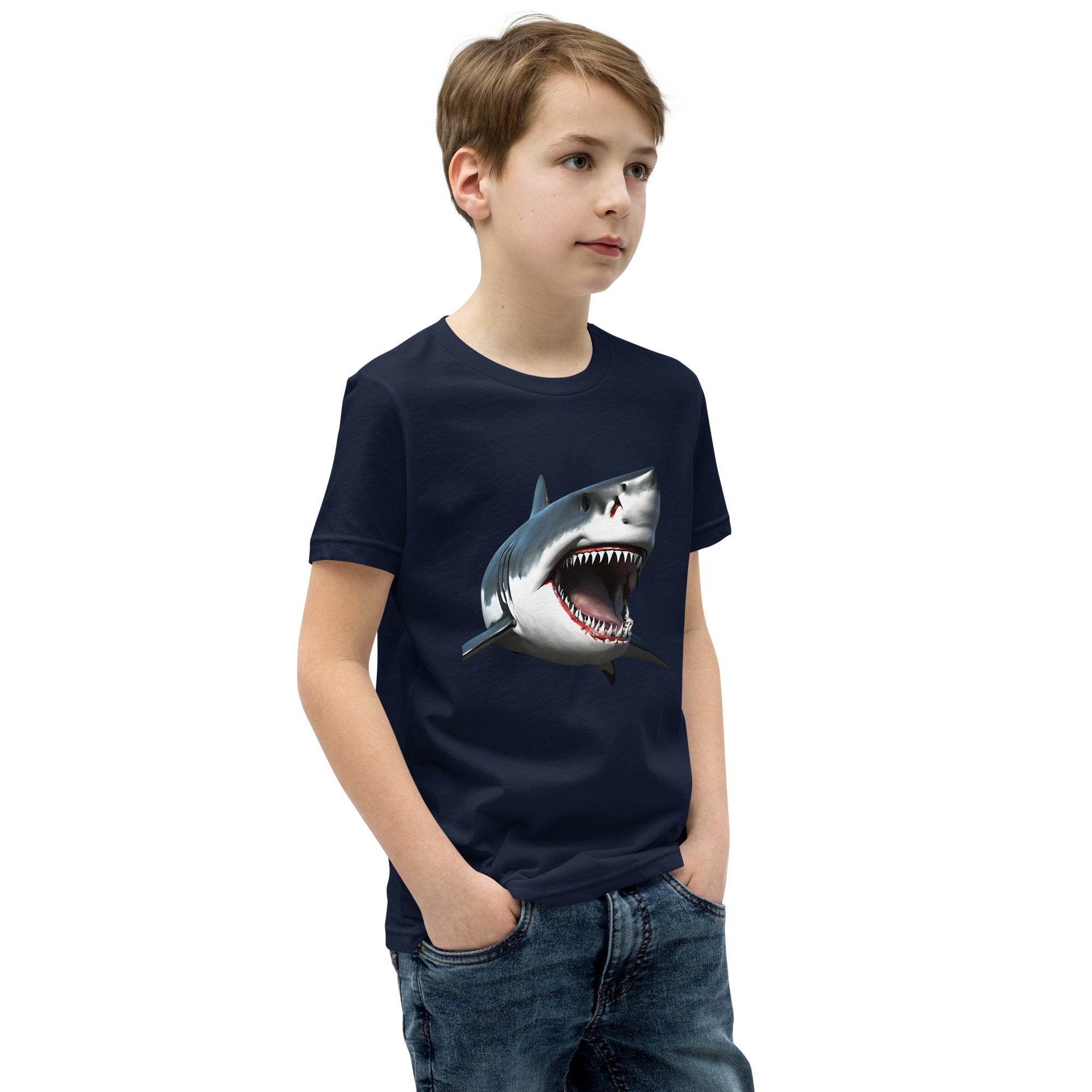 Great White Bite Youth Short Sleeve T-Shirt