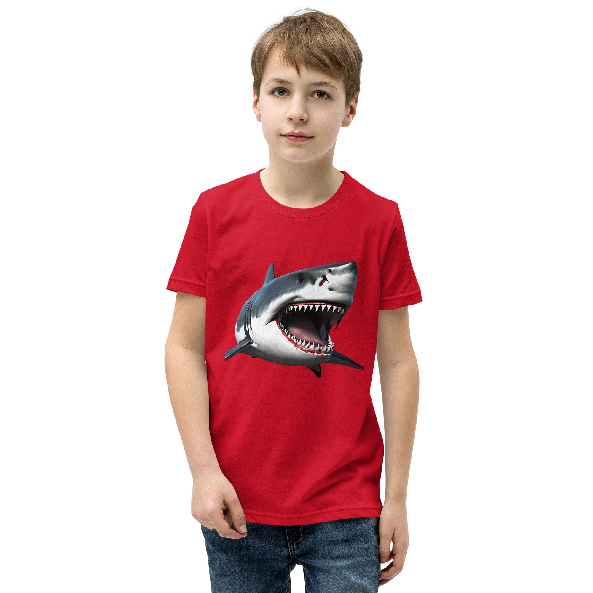 Great White Bite Youth Short Sleeve T-Shirt