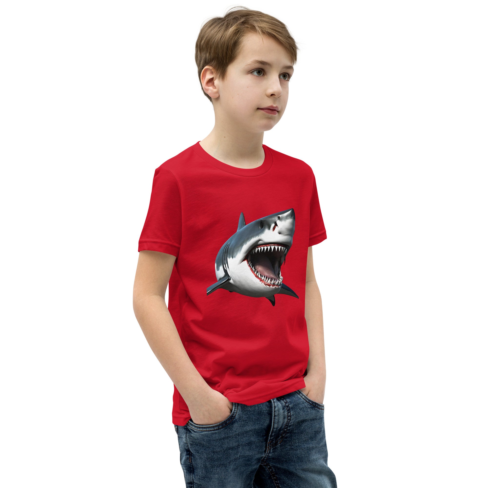 Great White Bite Youth Short Sleeve T-Shirt