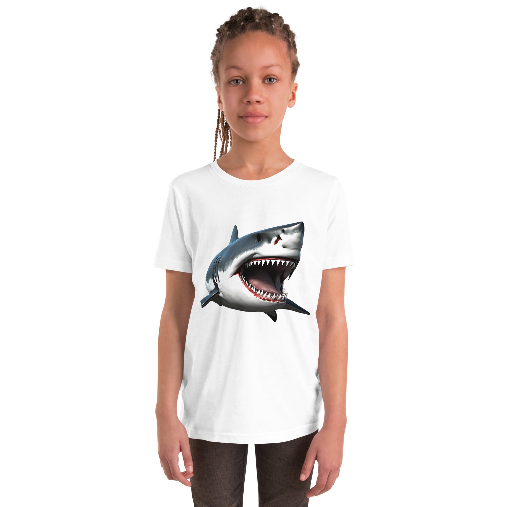 Great White Bite Youth Short Sleeve T-Shirt