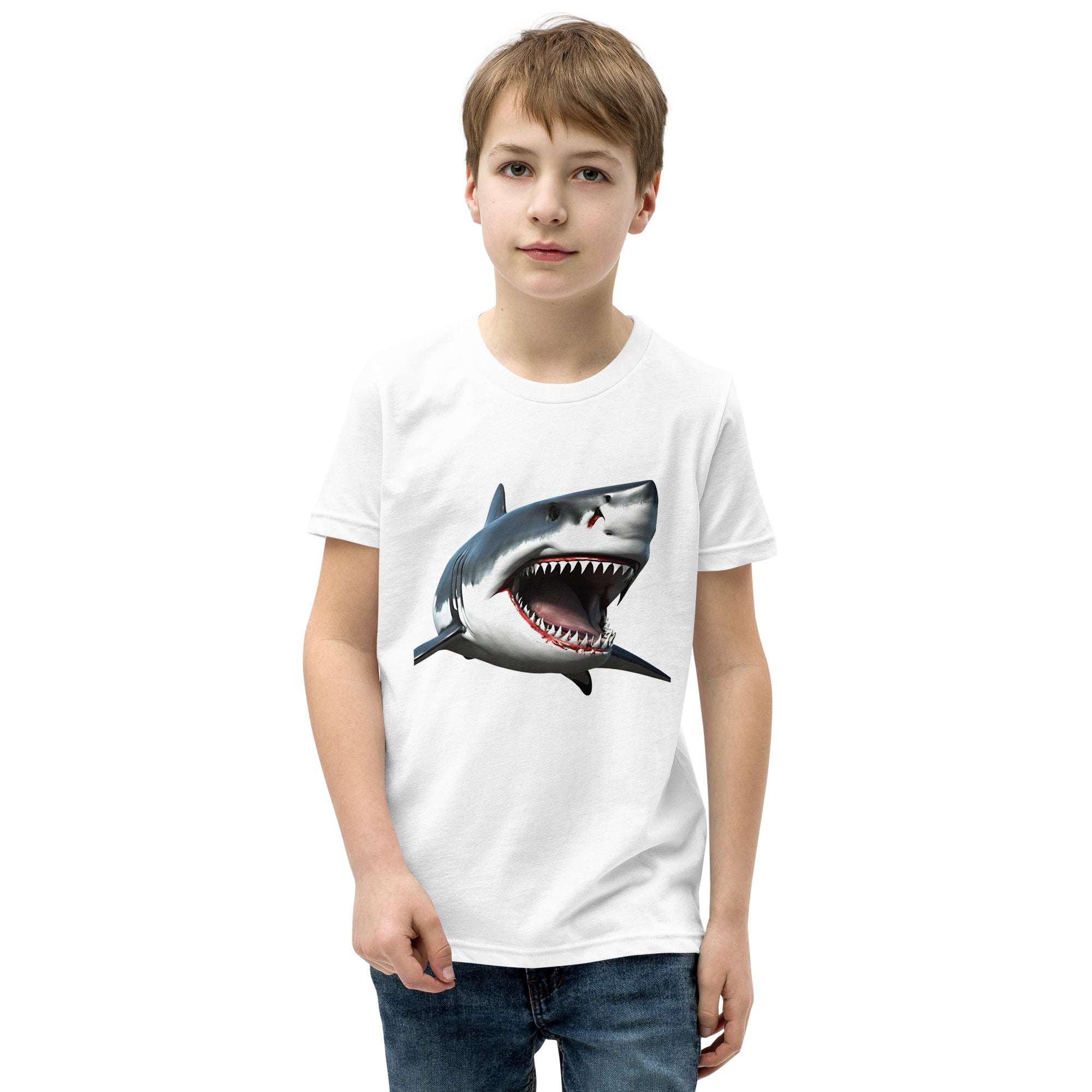 Great White Bite Youth Short Sleeve T-Shirt