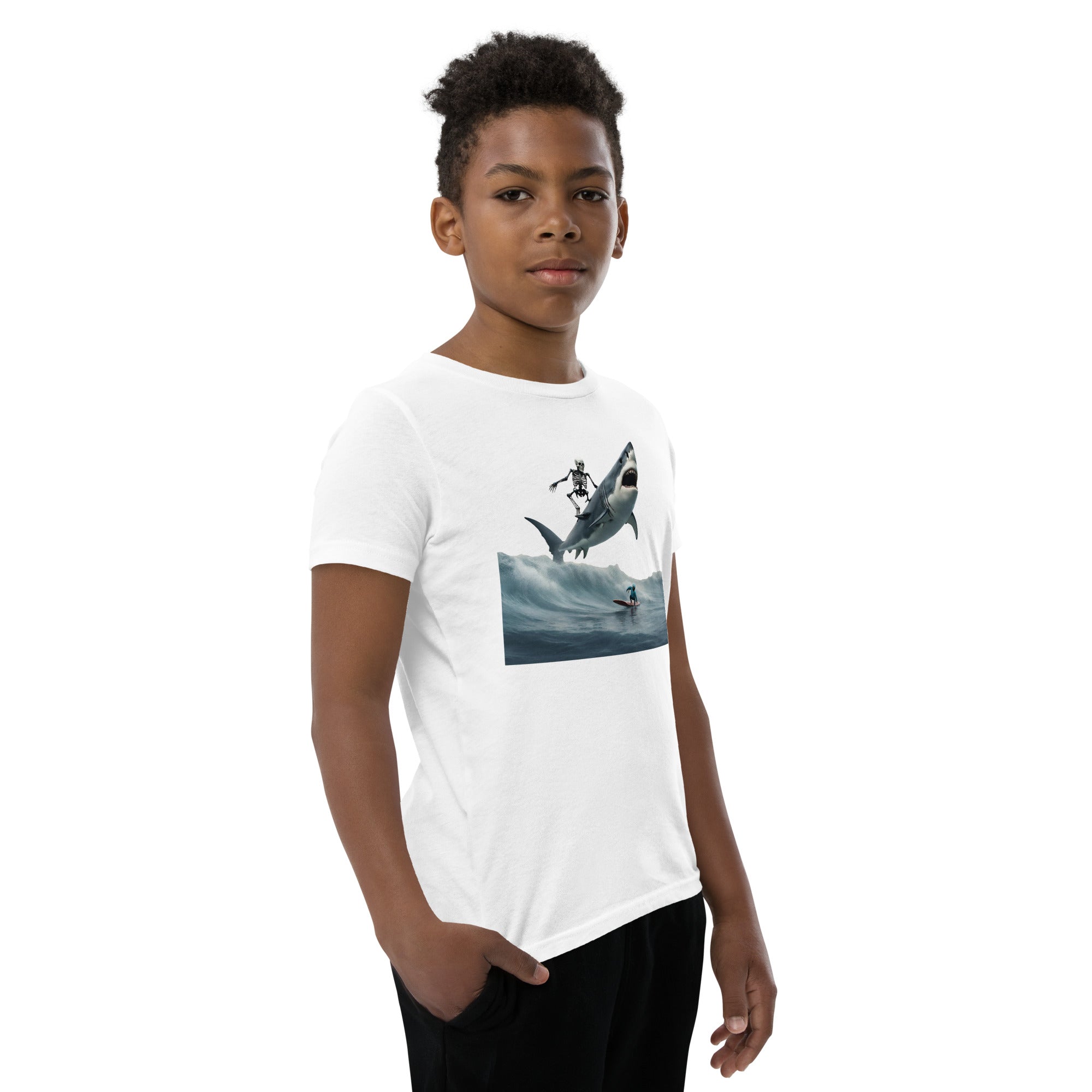 Shark Shredder Youth Short Sleeve T-Shirt